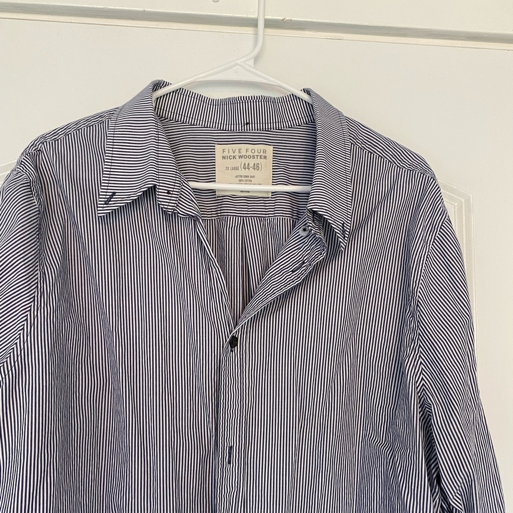 NEED TO SELL ASAP!! Blue/white button up.